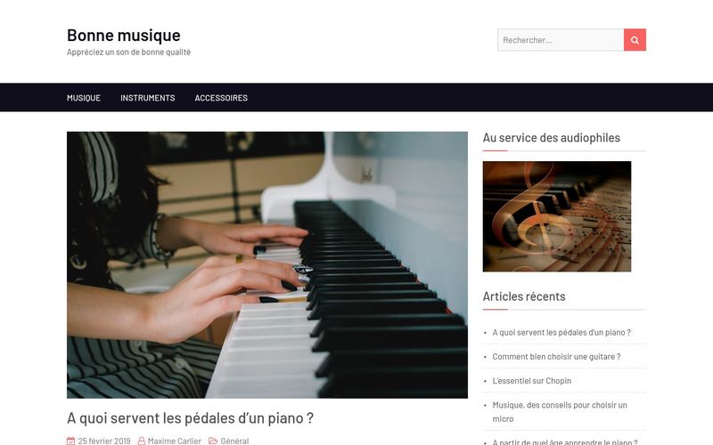 Bonne musique - Appréciez un son de bonne qualité